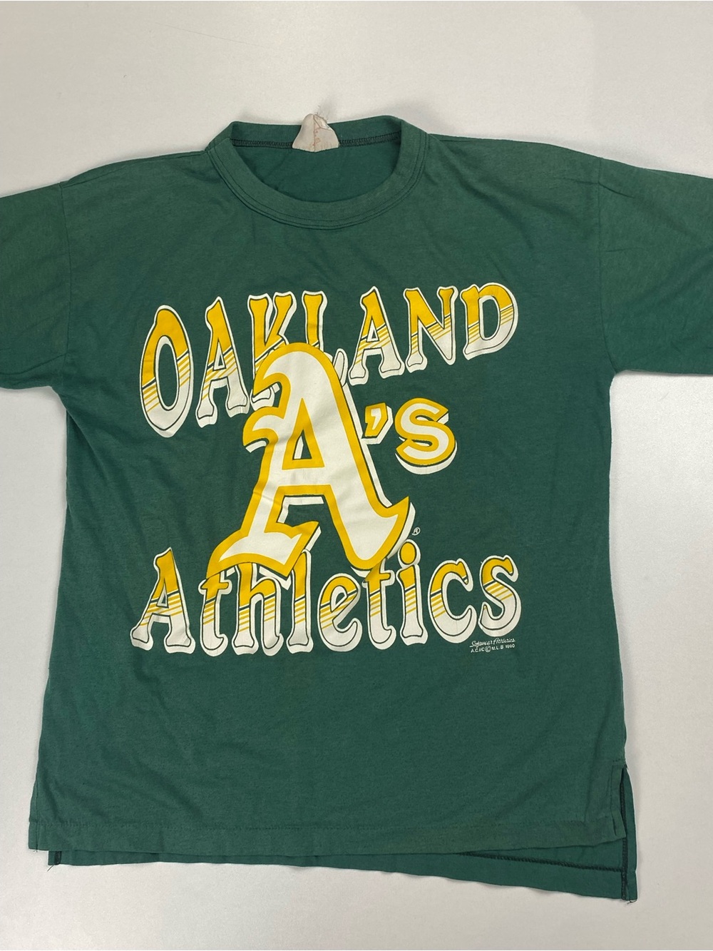 Vintage 90s Oakland A's MLB Baseball T-Shirt - Small